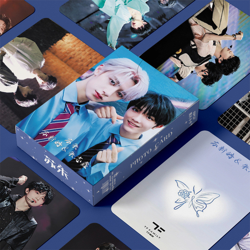 [คําแนะนําร้านค้า] Su Xinhao Zhu Zhixin Su Zhu CP Peripheral Box 55 ชิ้น 10 ซม.เลเซอร์ Photocard การ