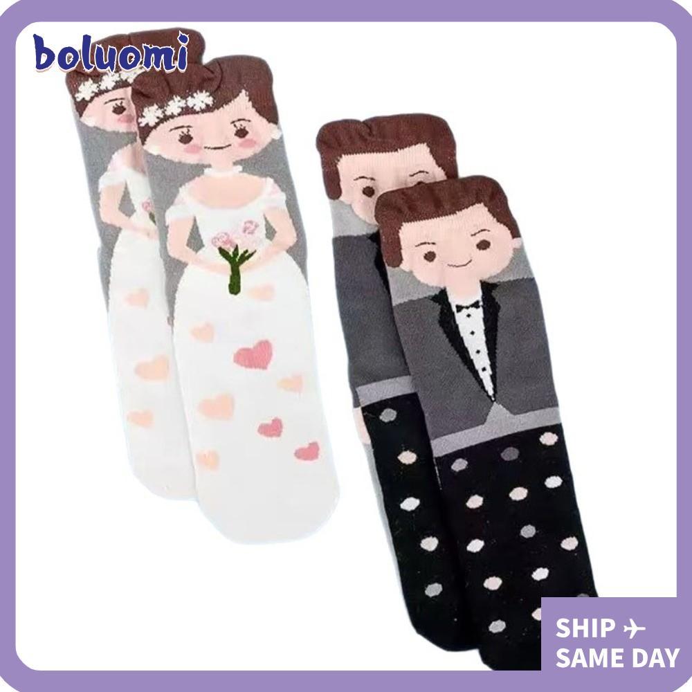 ถุงเท้าแต่งงาน แบบ Boho Chic สำหรับเจ้าบ่าวและเจ้าสาว