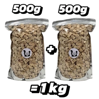 PL โปรโมชั่นแพ็คคู่ 500g+500g อกไก่ อกไก่ชิ้น ไข่แดง หญ้าแมว แซลมอน ตับไก่ อกเป็ด ฟรีซดรายขนมแมว ขนมสุนัข ราคาสุดคุ้ม!!!