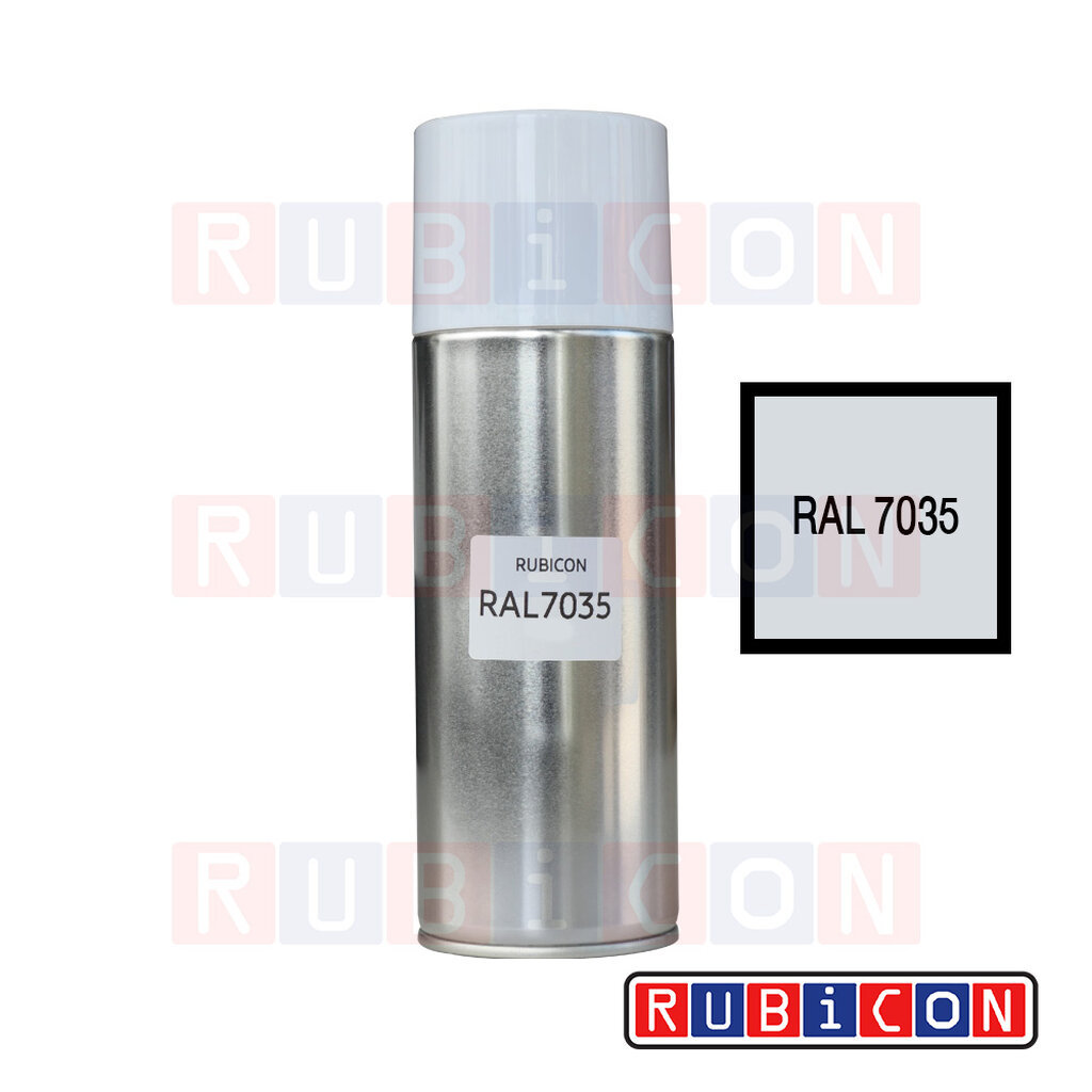 RUBICON RAL 7035 สีเทา (Light Gray) สีสเปรย์สำหรับงานซ่อมงานสีตู้