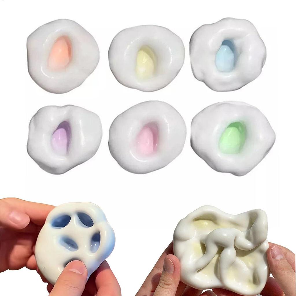 Malleable Ice Skin Mochi บีบของเล่น Soft Ball Fidget ของเล่นสําหรับวัยรุ่นผู้หญิงผู้ชายผู้ใหญ่วันเกิดห้องเรียนรางวัล Goodie กระเป๋าฟิลเลอร์ mueadegth