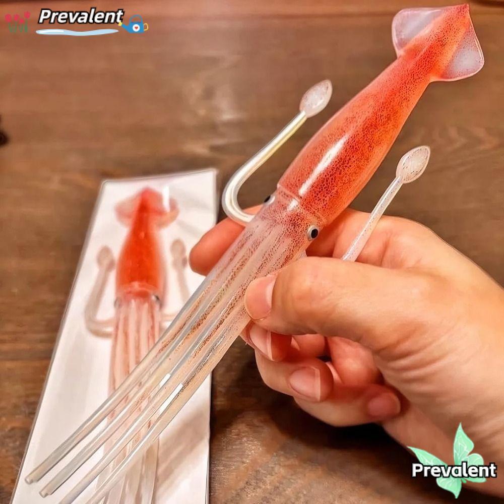 Preva Octopus Noodle Fork, Heat-in-1 Food Picks, Funny Squid-Shaped Portable Cooking Tools Tableware