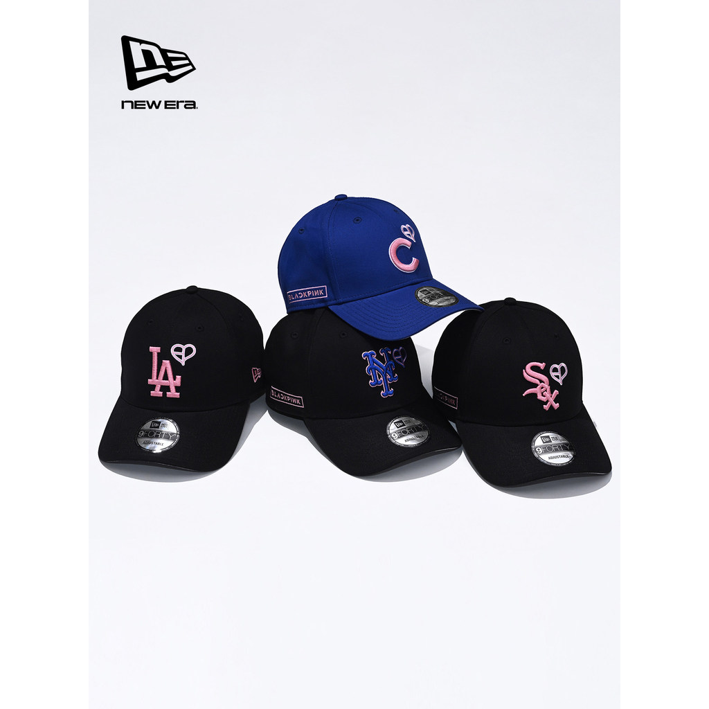 BLACKPINK X MBL series แฟชั่นพิมพ์ตัวอักษรผู้ชายและผู้หญิง streetwear เบสบอลหมวก 312