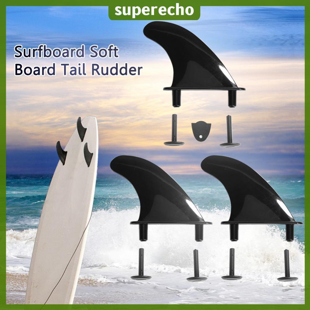 Fin สำหรับกระดานโต้คลื่นและSUP พร้อมสกรู 3 ชิ้น ใช้งานได้ทั้ง_softboard และsurf board