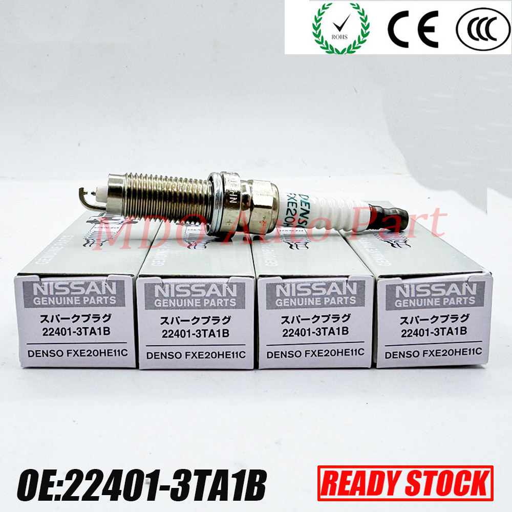 4pcs 22401-3TA1B FXE20HE11 Iridium Spark Plug สําหรับ Nissan ALTIMA QASHQAI TEANA TIIDA X-TRAIL NOTE
