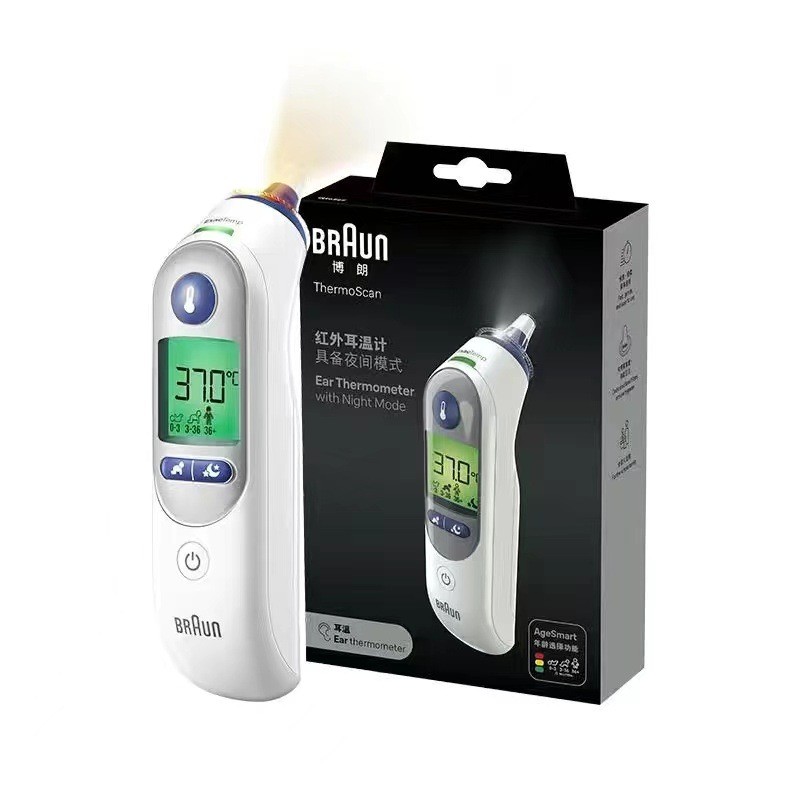 สินค้าใหม่พร้อมสต็อก Braun เครื่องวัดอุณหภูมิหู IRT3030 เครื่องวัดอุณหภูมิอิเล็กทรอนิกส์ IRT6525 เคร