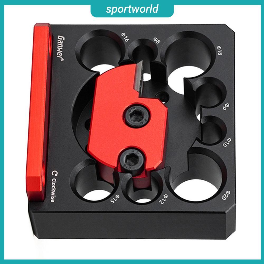 8mm-20mm Dowel Maker เครื่องกัดแบบปรับได้ Rod Clamp เมตริกสําหรับงานไม้