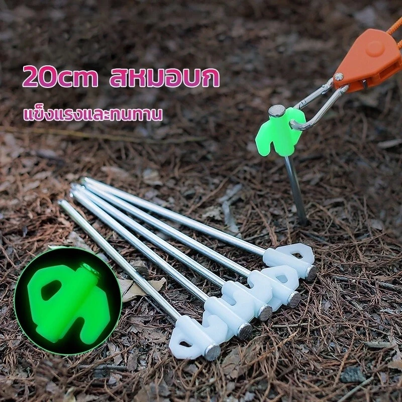 สมอบกเหล็กเคลือบกันสนิม ขนาด 20-25cm มีแถบสะท้อนแสง thumbnail 8