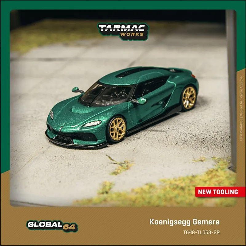 TW 1/64 Koenigsegg Gemera สีเขียวรถDiecastรุ่นของเล่นของขวัญวันเกิด