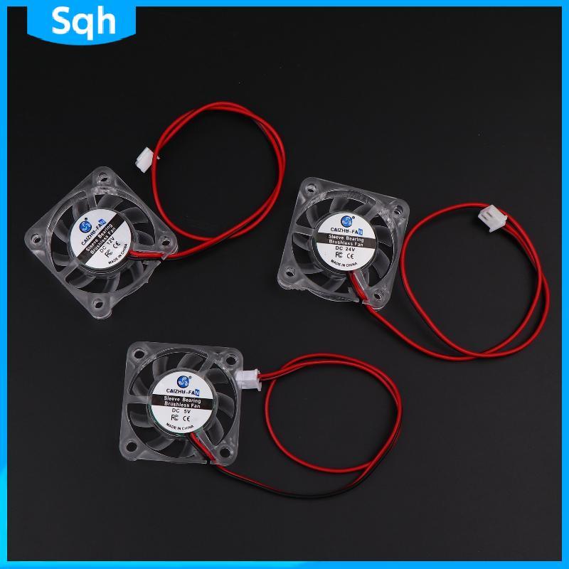 Bri 1 ชิ้นแบริ่งไฮดรอลิก Brushless 3D เครื่องพิมพ์พัดลมระบายความร้อน 4010 5/12/24V พัดลมระบายความร้อนโปร่งใสสําหรับ 3D เครื่องพิมพ์ DC 2Pin 40X40X10 มม.ywr