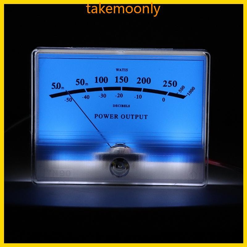 TAK VU Meter dB Meter Power Meter Warm Adjustable Blue Backlight 12V-16V