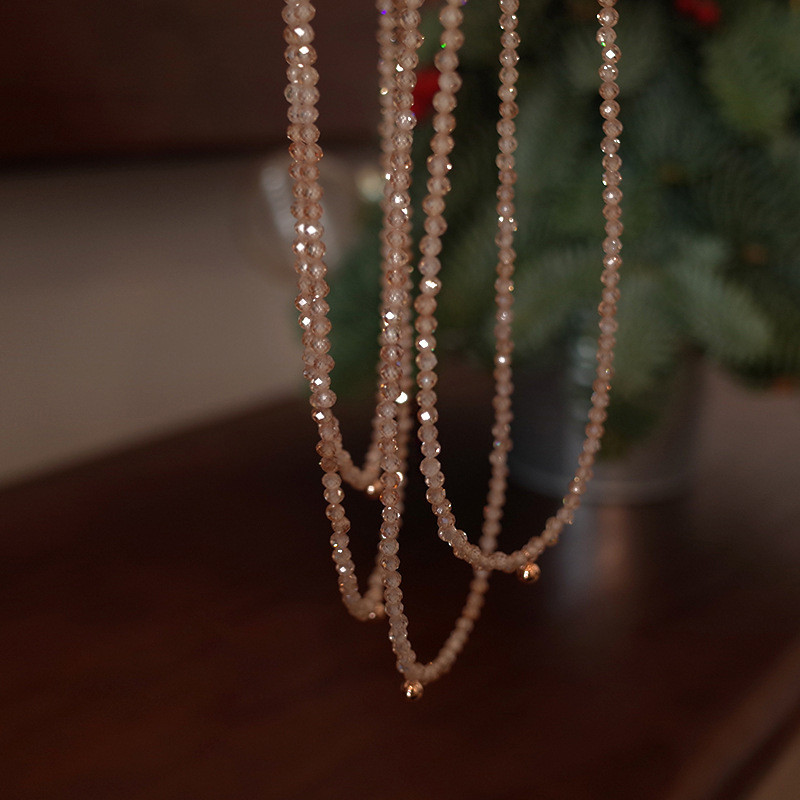 สร้อยคอลูกปัด Golden Age Shining Sunstone