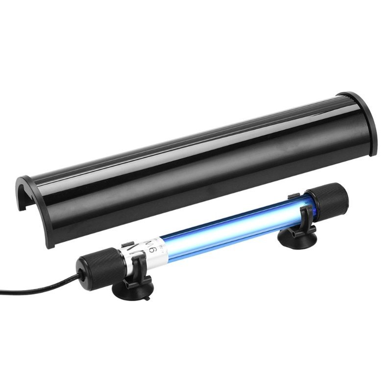 Fish Tanks Lamp Hood UV Lamp Shade Plastic Aquarium Light Lampshade Black