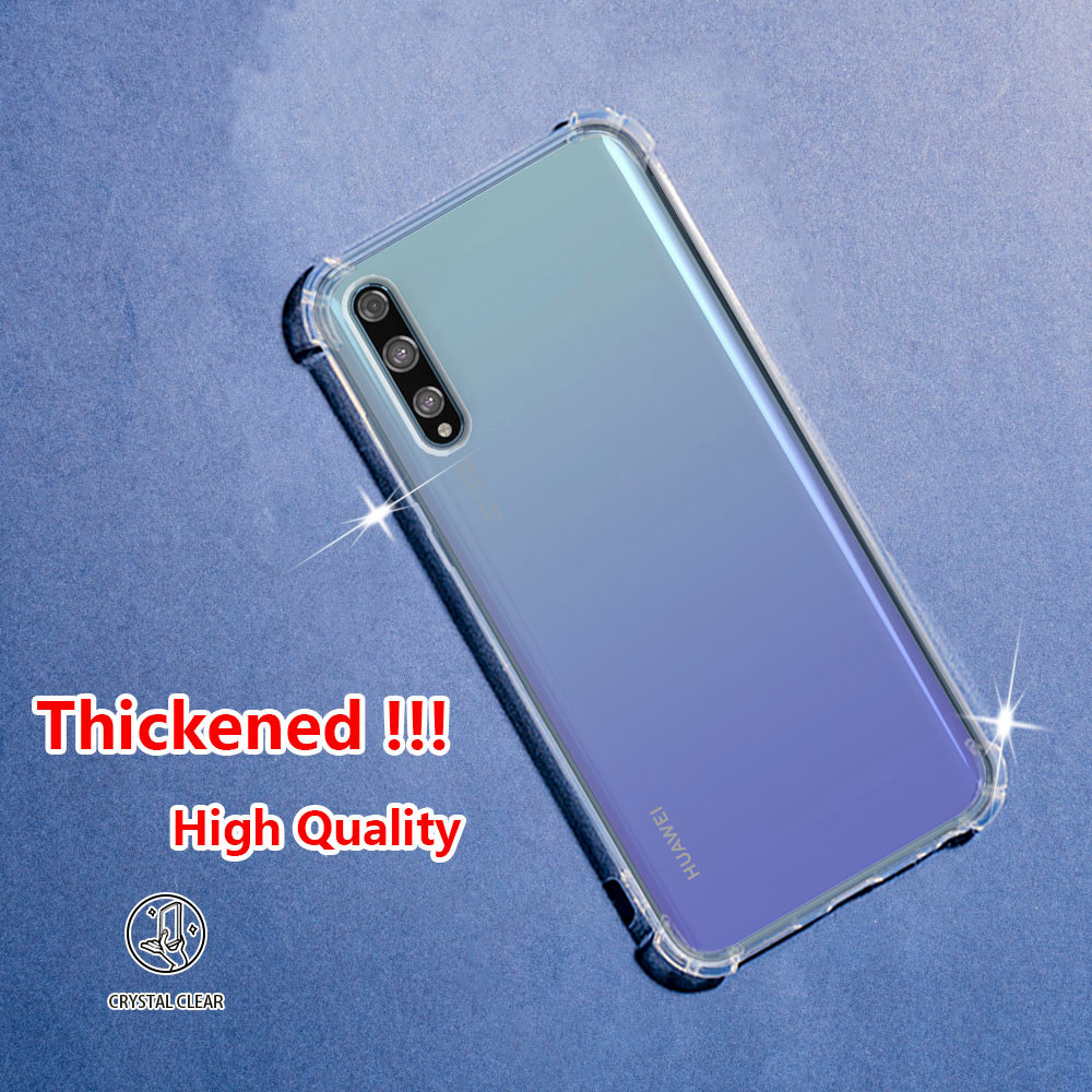 สําหรับ Huawei Y8P 2020 Enjoy 10s AQM-LX1 AQM-AL00 AQM-TL00 คริสตัล Clear Jelly กรณี Air-Guard มุมนุ