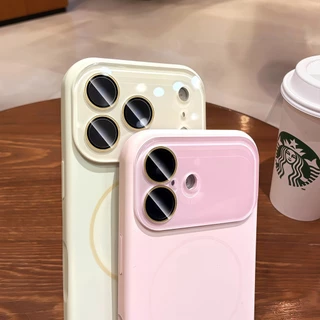 2026 ใหม่ปลอกคริสตัลเลนส์ป้องกันลายนิ้วมือซิลิโคนเหลวแม่เหล็กเคสโทรศัพท์สําหรับ ไอโฟน 13 14 15 16 17 มือโปร สูงสุด