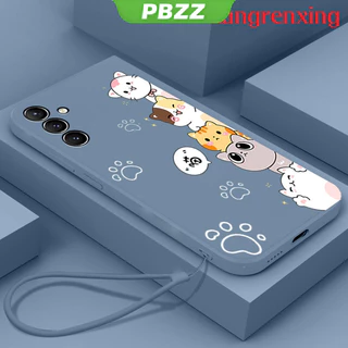 PBZZ เคสโทรศัพท์มือถือ ซิลิโคนนิ่ม กันกระแทก ลายการ์ตูนแมว สําหรับ samsung a24 4g a34 5g a54 5g YTDZMM02
