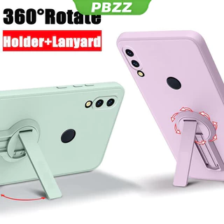 PBZZ FOR เคส ปลอกหัวเว่ย huawei Y7 2019 หัวเว่ย Y9 2019หัวเว่ย Y7 Pro 2019โทรศัพท์กรณี softcase ซิลิโคนเหลวป้องกันเรียบกันกระแทกกันชนปกการออกแบบใหม่360 ° กับผู้ถือ ytxzzj01