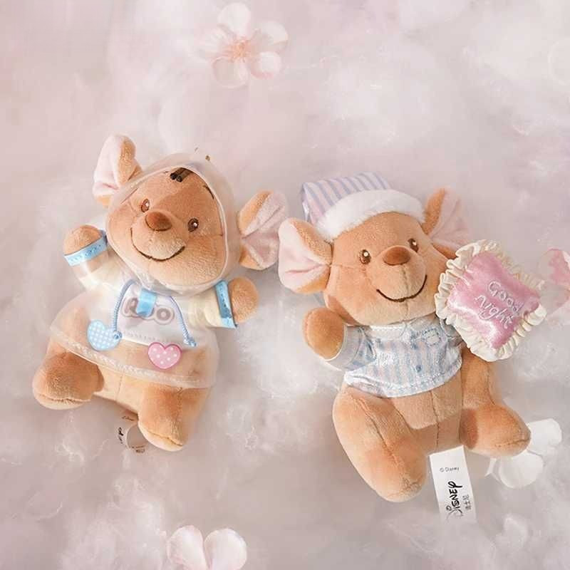 [ของแท้] Adzuki Bean Pillow Wars จี้ตุ๊กตาสนุกน่ารัก Adzuki Bean ตุ๊กตาพวงกุญแจ Disney Merchanded กร