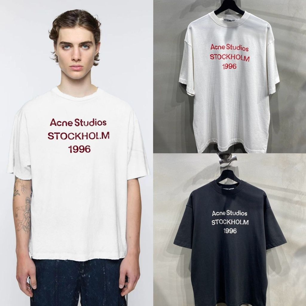 เสื้อยืดแขนสั้นลายรอบคอยอดฮิตทั้งผู้ชายและผู้หญิง ทำจากผ้าฝ้ายแท้ พิมพ์ลายสบายๆ