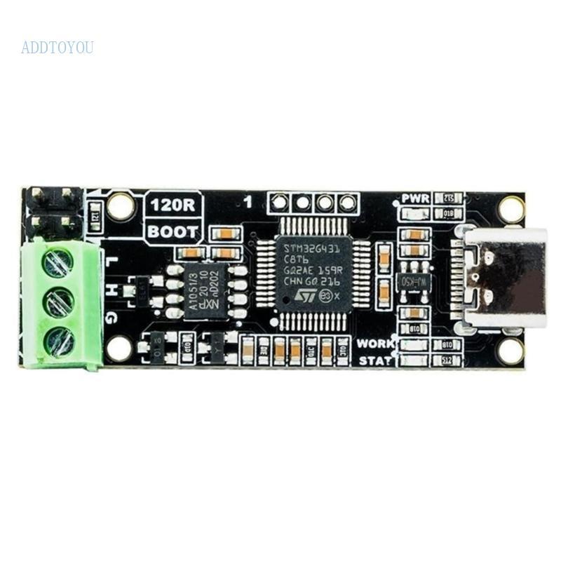 3C สามารถได้ 2 0 CANbus Transceiver CAN2 0 คอนโทรลเลอร์สามารถติดตั้งบน STM32G431C8T6 USB ถึง CAN Pro