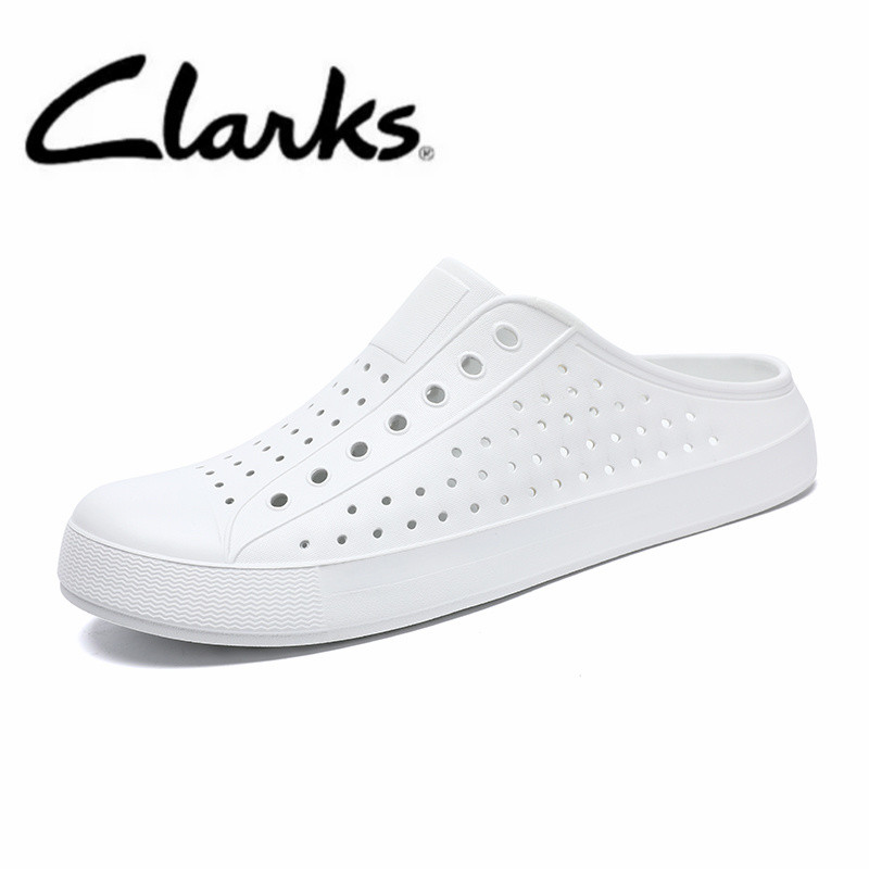 Clarks รองเท้าผู้ชาย Clarks รองเท้าผู้ชาย Clarks รองเท้าแตะบุรุษสุภาพสตรีรองเท้ารองเท้าแบน Clarks รอ