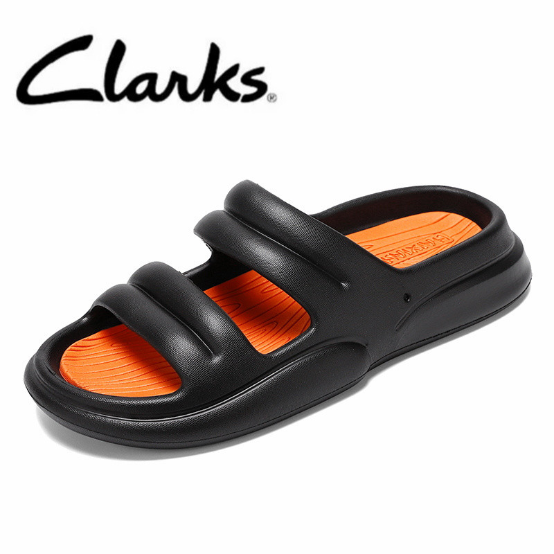 Clarks รองเท้าผู้ชาย Clarks รองเท้าผู้ชาย Clarks รองเท้าแตะบุรุษสุภาพสตรีรองเท้ารองเท้าแบน Clarks รอ