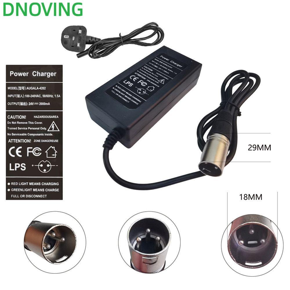 DNOVING 24/42V 2A Universal Mobility Scooter ทนทาน Ebike Charger