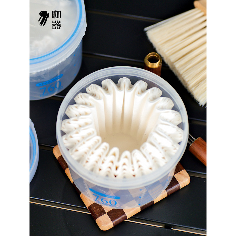 ถุงกรองกาแฟ Hand-Brewed Origami กระดาษกรอง 155/172/185 นําเข้า Conigami Raw Pulp เค้กประเภท Hand-Bre