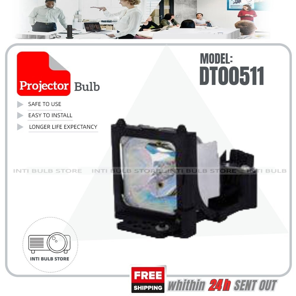 สําหรับโคมไฟโปรเจคเตอร์ HITACHI DT00511 CP-HS1050 CP-HS1060 CP-HX1090 CP-HX1095 CP-HX1098 CP-S317J C