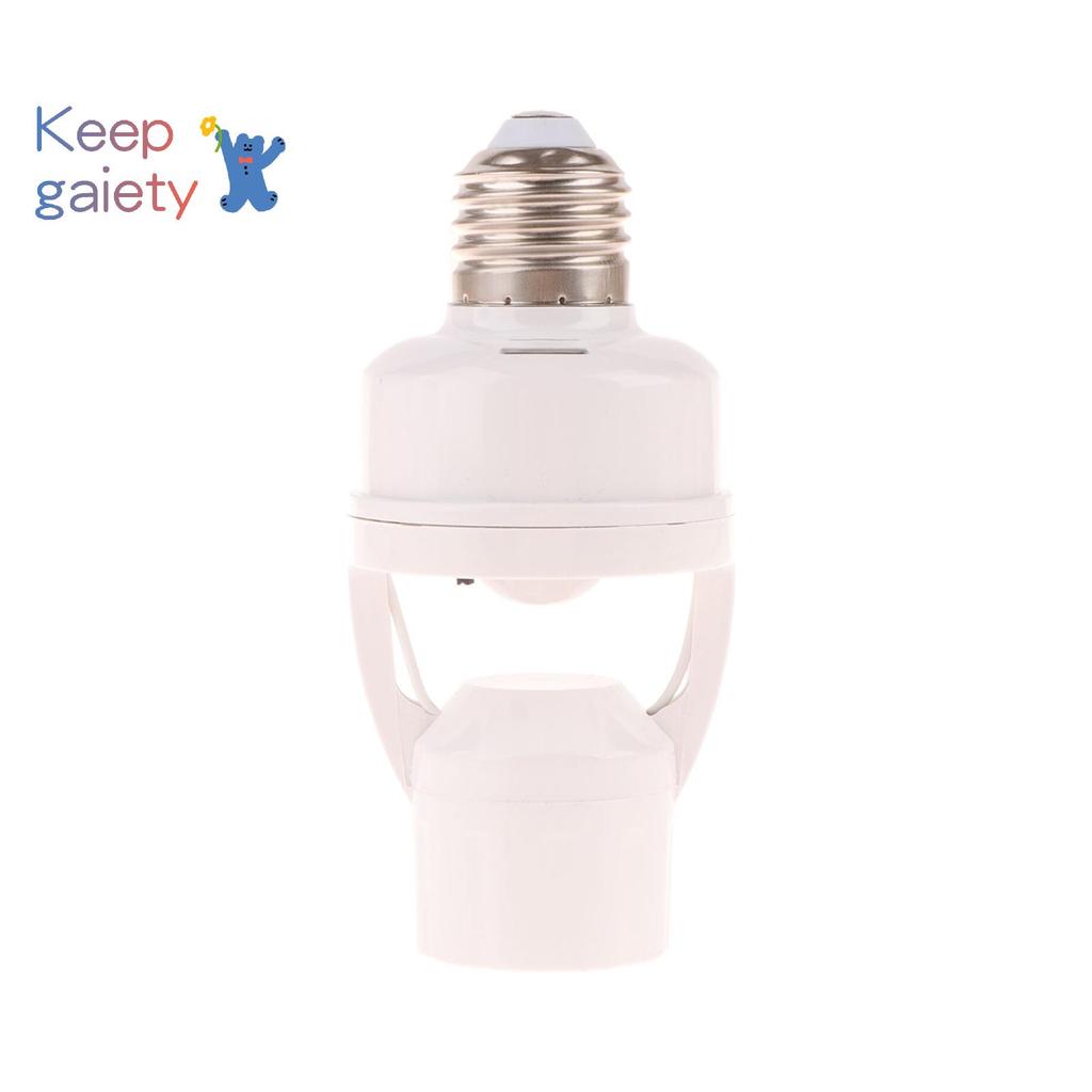 [Kpt-t] 360 องศา Human Induction Motion Sensor โคมไฟ Soet ฐาน AC85-265V Delay Time Switch E27 ฐานผู้