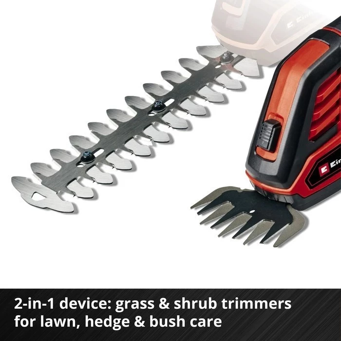 เครื่องเล็มพุ่มเล็มหญ้าแบตเตอรี่ EINHELL GE-CG 18/100 Li T-Solo thumbnail 5