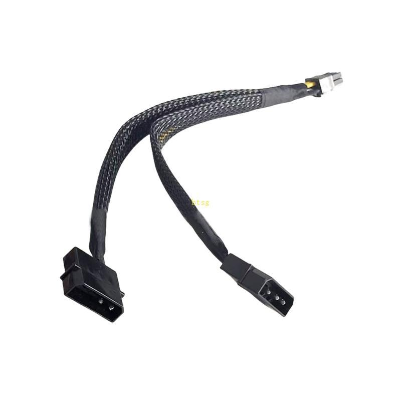 Btsg Heavy Duty 8Pin to Double 4Pin Power Transfer Cable Adapter CPU Power Supply