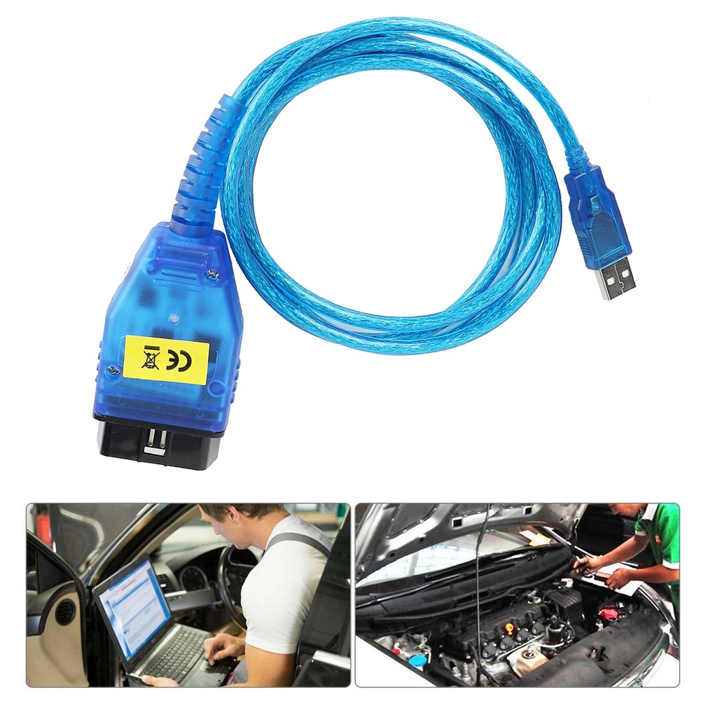 รถเครื่องมือวินิจฉัยสายOBD K + Dสามารถอินเทอร์เฟซUSBโปรโตคอลมาตรฐานสำหรับE60 E61 Od 03/2007
