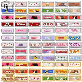 ขายร้อนยาวรูปแบบชุดอิตาเลี่ยน Charm สร้อยข้อมือ Fit 9 มม.สร้อยข้อมือสแตนเลส DIY เครื่องประดับทําอุปกรณ์เสริม Retro บุคลิกภาพโมดูลสร้อยข้อมืออุปกรณ์เสริม