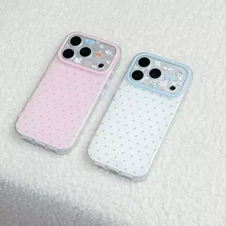 🔥KIDDY ส่งจากไทย🔥เคสไอโฟน17 โปร่งใสลูกบุหรี่สีอ่อนน่ารัก สำหรับ iPhone 16 15 17 air 12 14 13 Pro Max 15 16 14 Plus