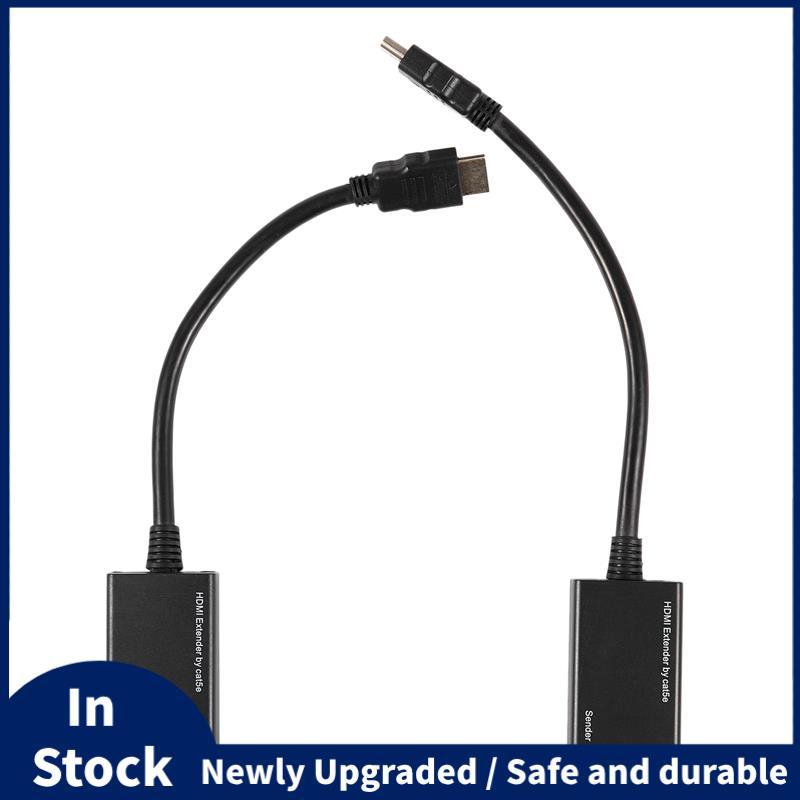 Over RJ45 CAT5e CAT6 UTP LAN Ethernet Extender Repeater 1080P 3D ถึง 100ft
