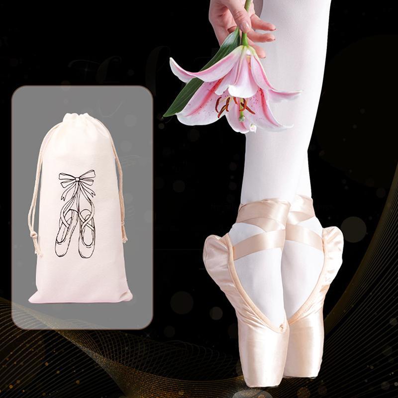 # SALE # Dance Bag Shoes Storage Pouch Ballet Organizer Handbag Bags Pouches Satin Ballet Shoe Bag S
