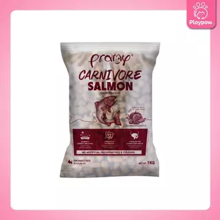 อาหารเม็ดแมวพรามี่ [แพ็ค 5 ถุง] Pramy Carnivore Premium คาร์นิวอร์ ไม่มีผลพลอยได้ ผักผลไม้ 5 สี ขนาด 800 ก.-1 กก.