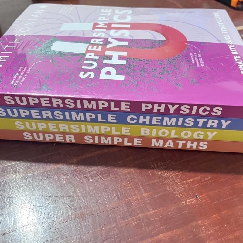 หนังสือกระดาษ DK Super Simple Maths ชีววิทยา/ หนังสือภาษาอังกฤษเคมี