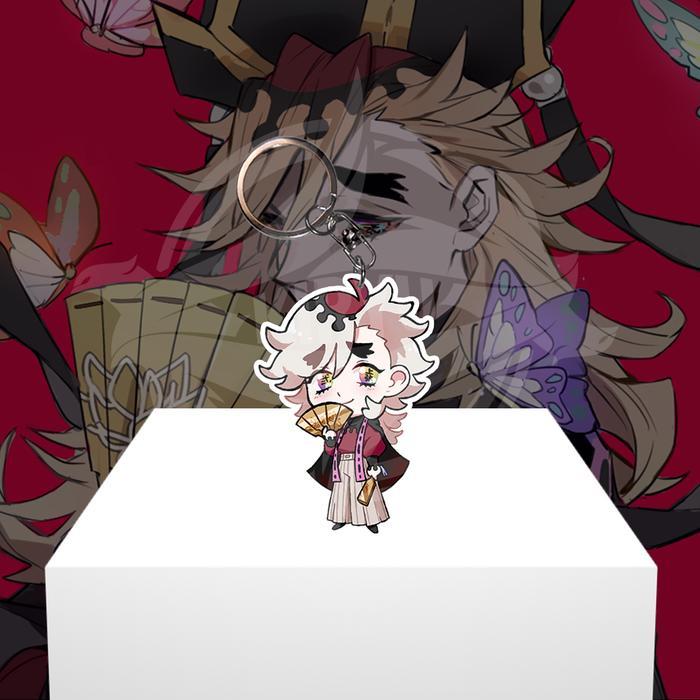 Gantungan Kunci Anime Kimetsu no Yaiba - Douma - Ganci Akarik - พวงกุญแจอะคริลิก - Douma 1, Gantunga