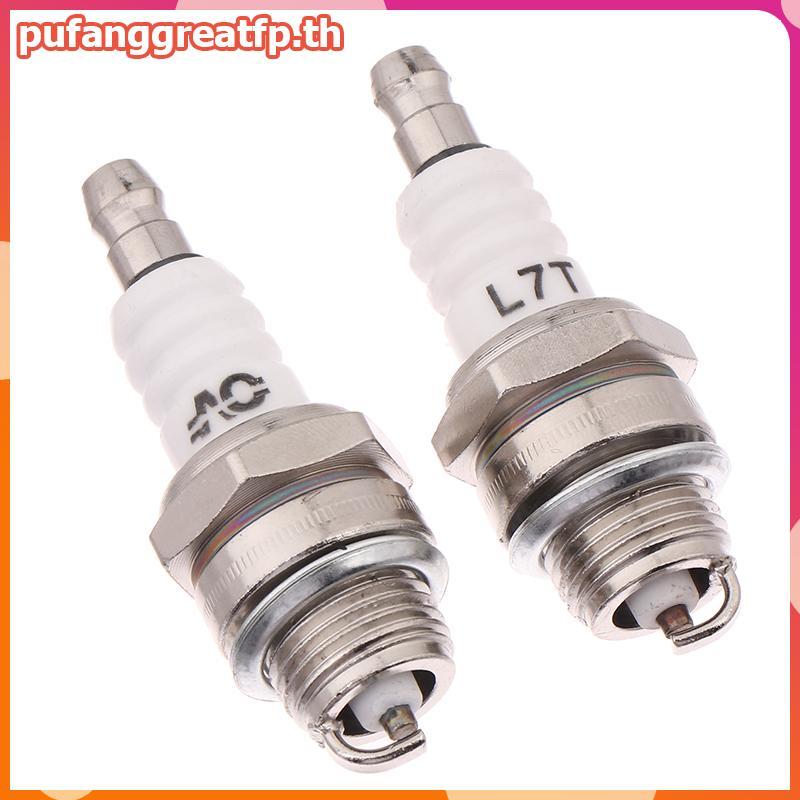 PUCEFP 1/2/5 ชิ้น Sparkle Plug Universal L6RTC L7RTC L8RTC L8RTF เครื่องยนต์ขนาดเล็กมาตรฐานเครื่องกํ