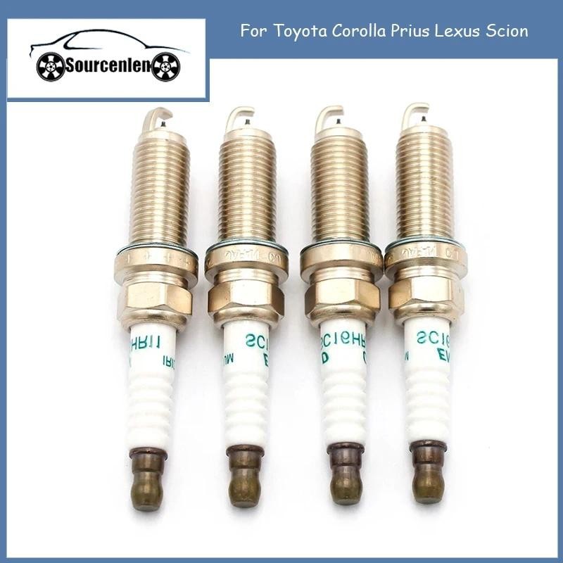 4pcs 90919-01253 SC20HR11 ยี่ห้อใหม่ Iridium Spark Plug สําหรับ Toyota Corolla Prius Lexus Scion 909