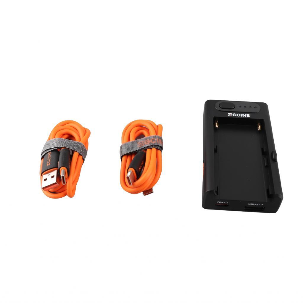 happyday365-TH XIXIAN NP-F เครื่องชาร์จแบตเตอรี่ 21W Type-C PD อินพุต USB-A/D-tap/Type-C เอาต์พุต 1/