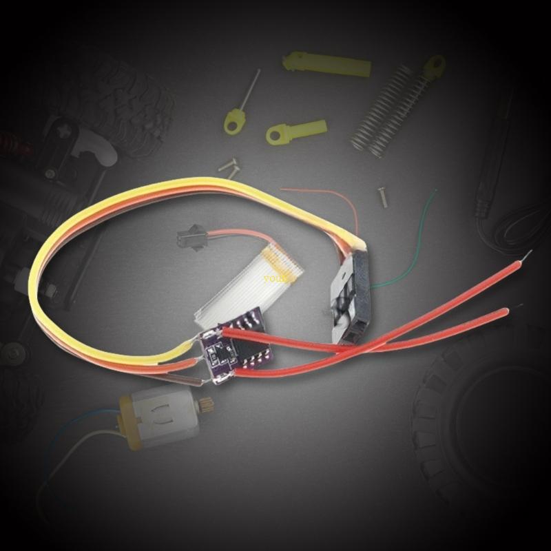 Youn 1 6A Brushed ESC สําหรับรีโมทคอนโทรลรถและเรือรุ่น Great สําหรับ M10 N20 เกียร์มอเตอร์ Coreless พร้อม Overheat Protecti