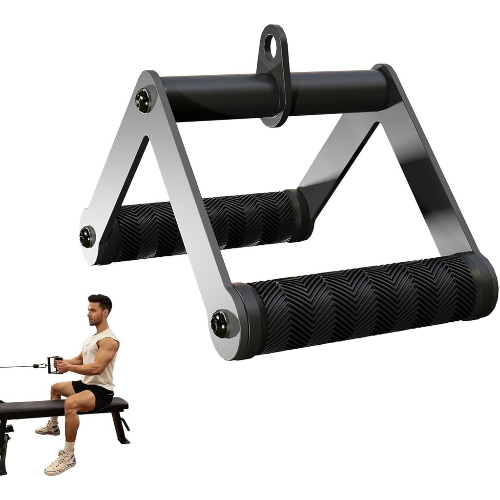 Fitarc Double D Grip Row สำหรับยิมและบ้าน พร้อม Lat Pulldown และ T-Bar สำหรับการฝึกฝนกล้ามเนื้อหลัง