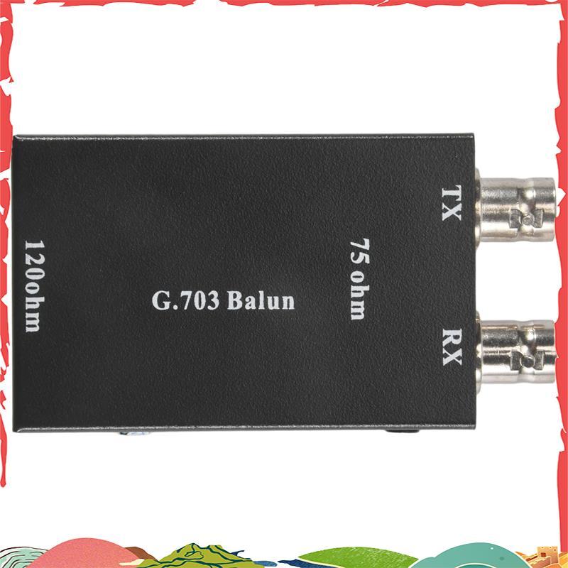 2.048Mbps G703 Coaxial BNC to RJ45 Transmitter E1 Converter Balance to Unbalance 75 Ohm to 120 Ohm I