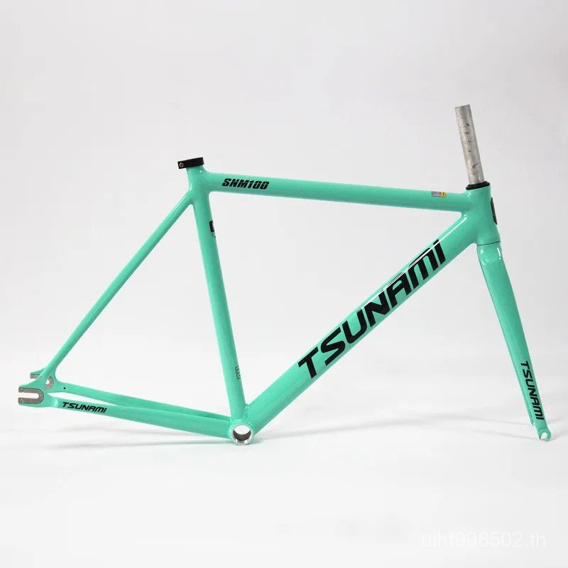 กรอบจักรยาน TSUNAMI SNM100 ขนาด 49, 52, 55 และ 58 ซม. ทำจากอลูมิเนียม สไตล์_track_fixie_สำหรับจักรยา