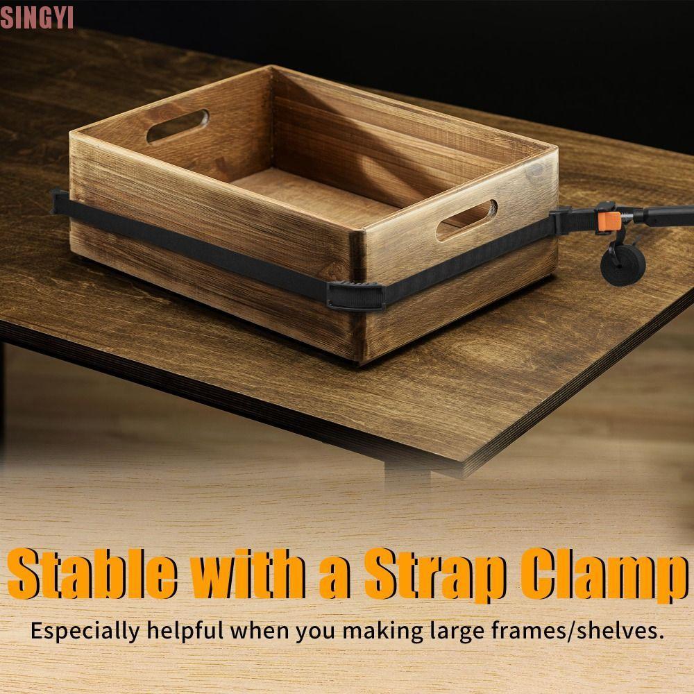 SINGYI Band Clamp, 4 Jaws Quick Release Strap Clamp, Multifunctional Pure Nylon Strap Variable Angle