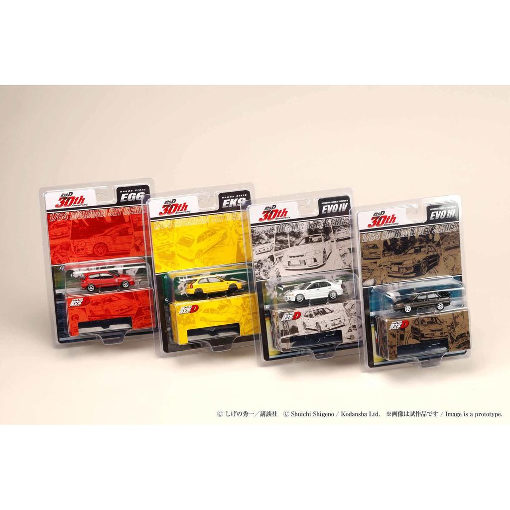 [สต๊อกพร้อม] HJ EVO EG6 EK9 Initial D 30th Anniversary Mitsubishi Honda EVO Wall Card HOBBYJAPAN