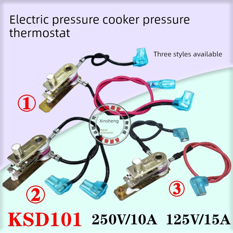 เหมาะสําหรับ Midea หม้อความดันไฟฟ้าหม้อความดัน Ksd/101 10A/15A 250V สวิตช์ควบคุมอุณหภูมิ